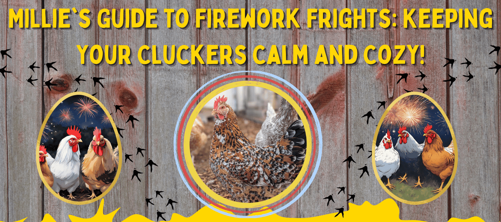 Millie's Guide to Firework Frights: Keeping Your Cluckers Calm and Cozy - Cluck It All Farms