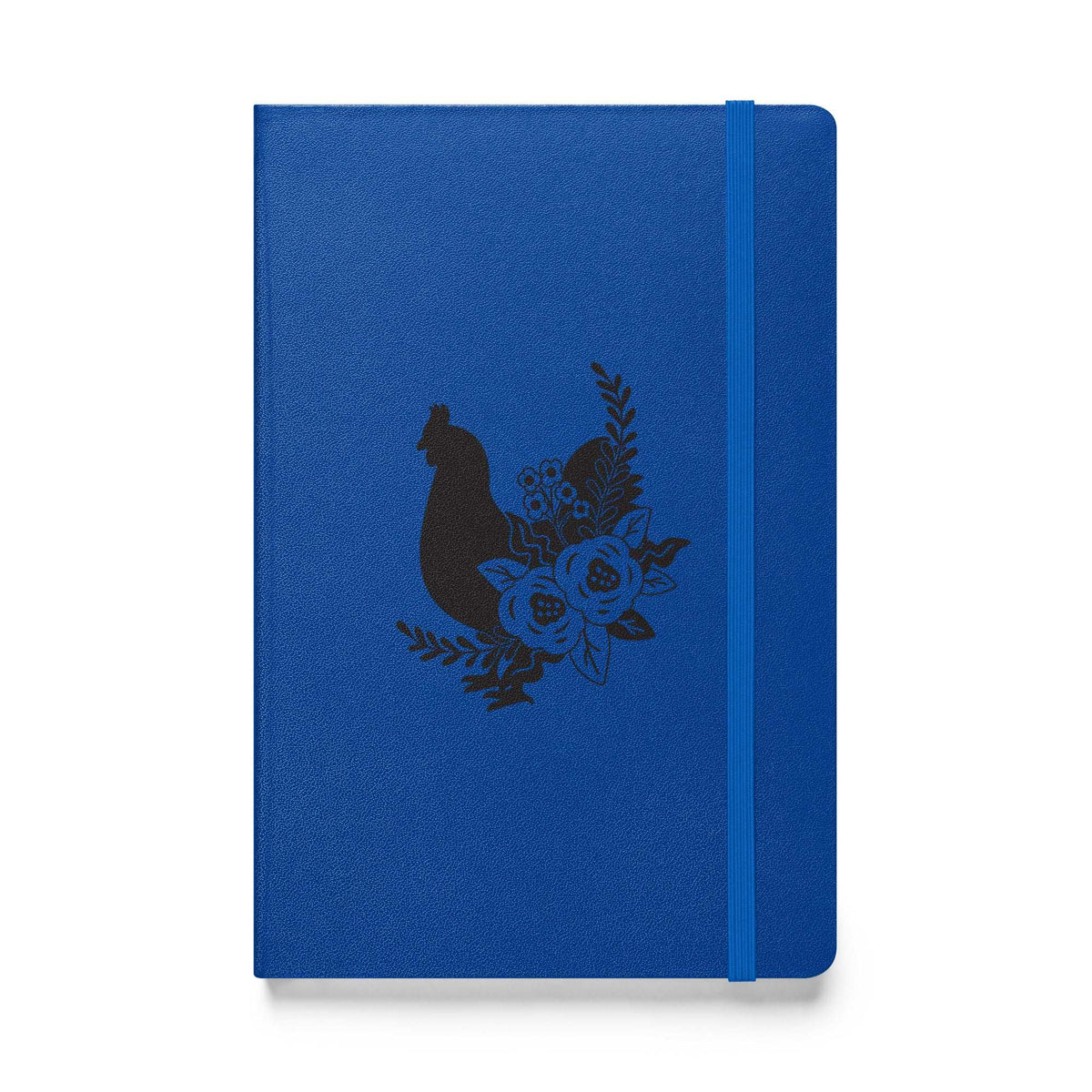 Floral Chicken Hardcover Bound Notebook - Cluck It All Farms