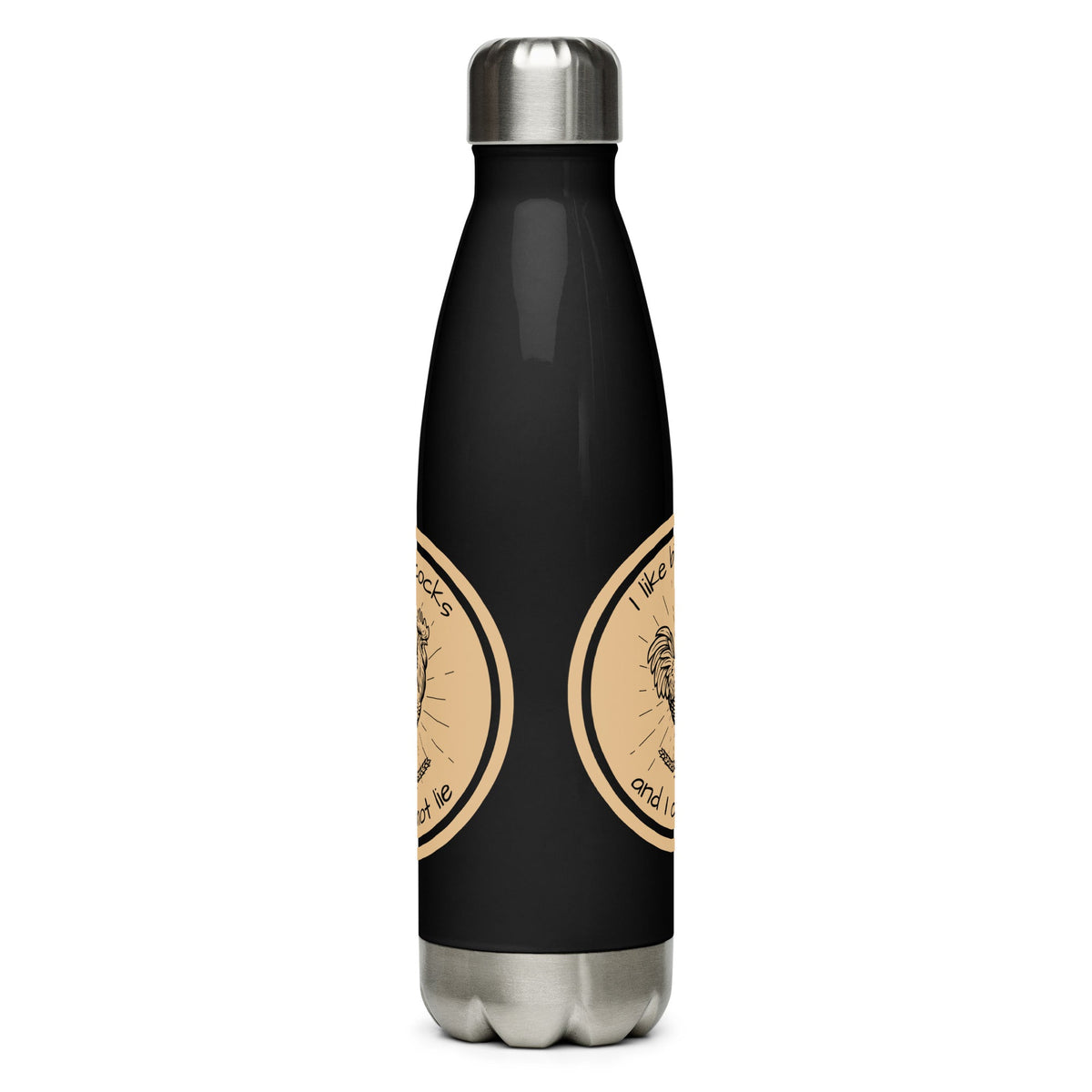 Chicken Big Cocks Stainless Steel Water Bottle - Cluck It All Farms