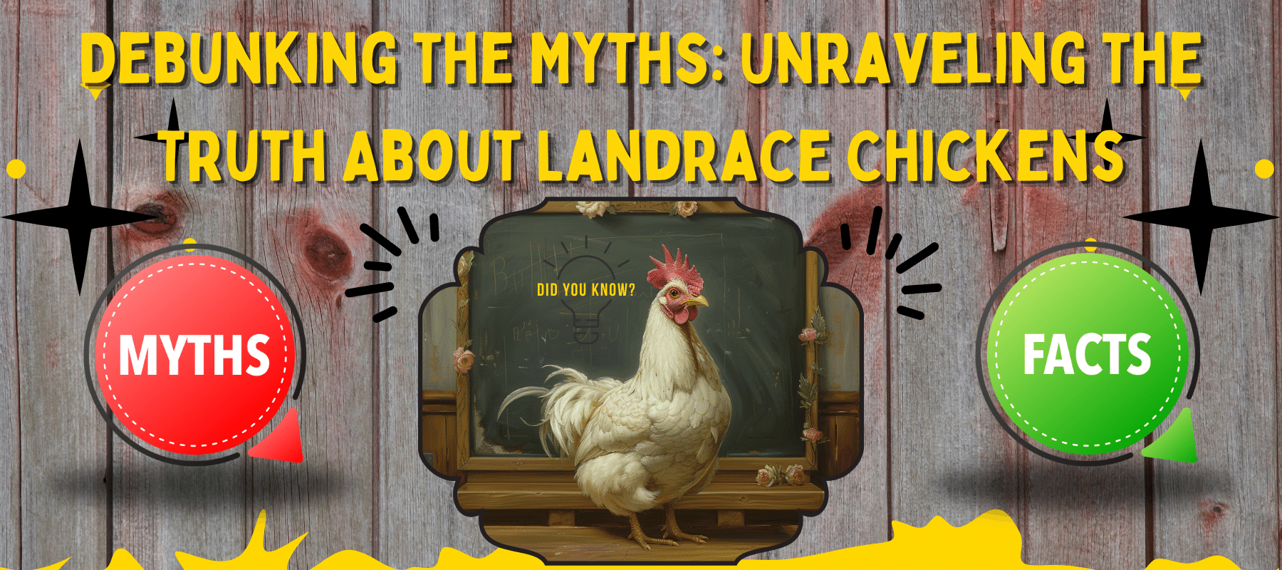 Debunking the Myths: Unraveling the Truth About Landrace Chickens - Cluck It All Farms