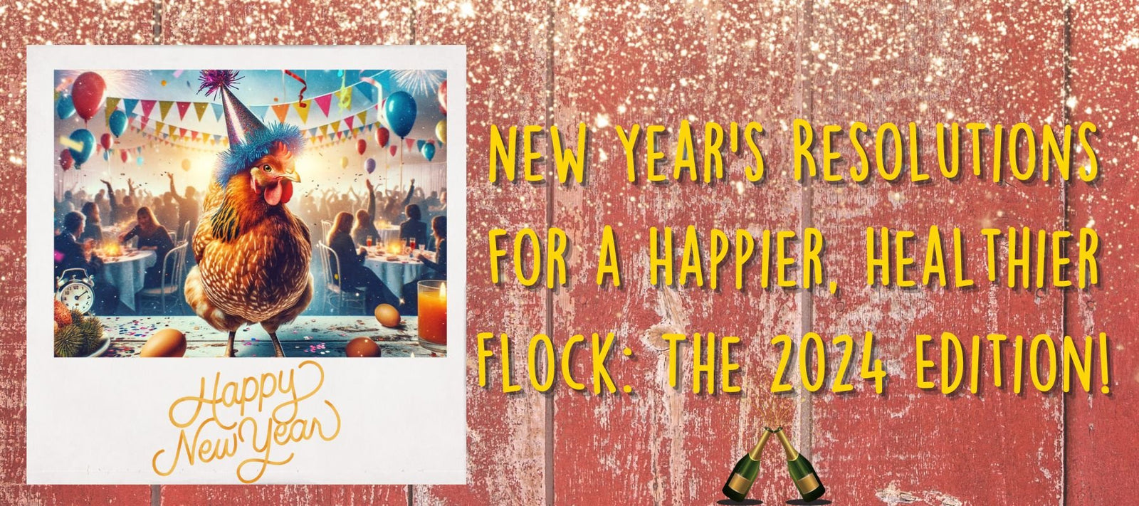 New Year's Resolutions for a Happier, Healthier Flock: The 2024 Edition! - Cluck It All Farms