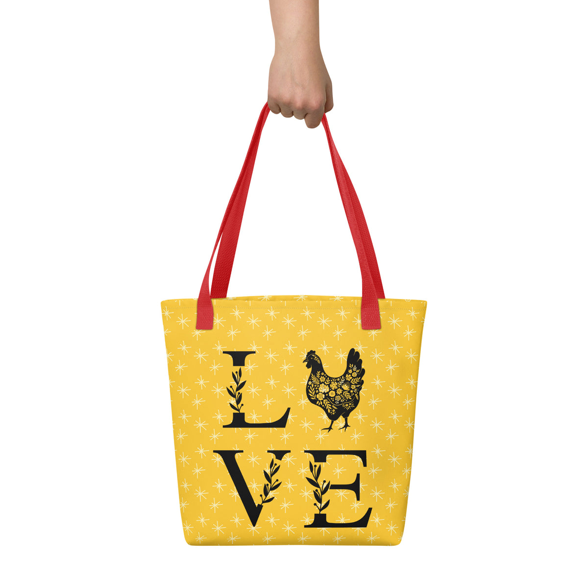 Chicken Love Tote Bag