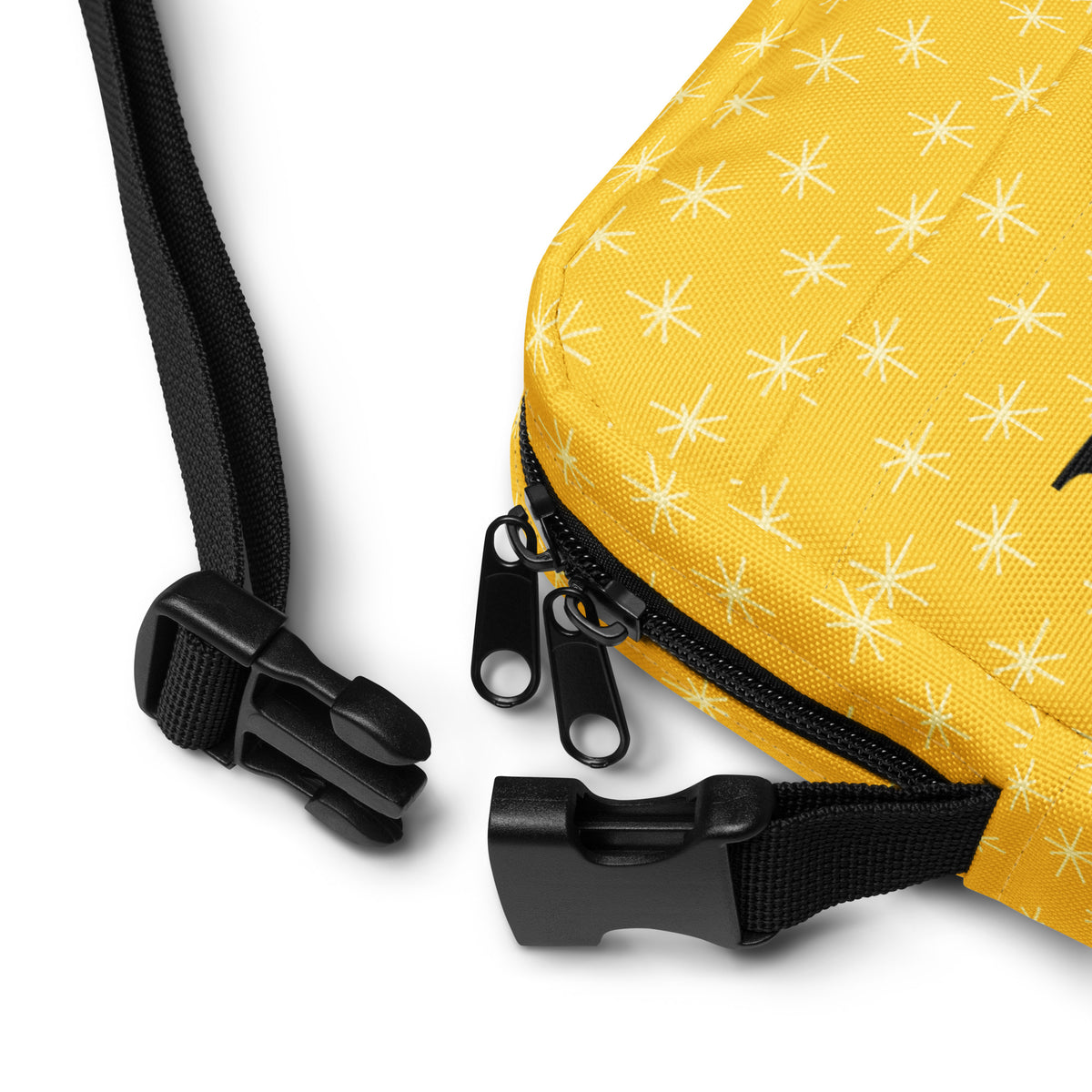 Yellow Chicken Love Utility Crossbody Bag