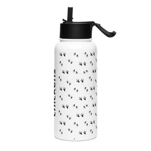 Ask Me About My Chickens Stainless Steel Water Bottle with Straw Lid - Cluck It All Farms