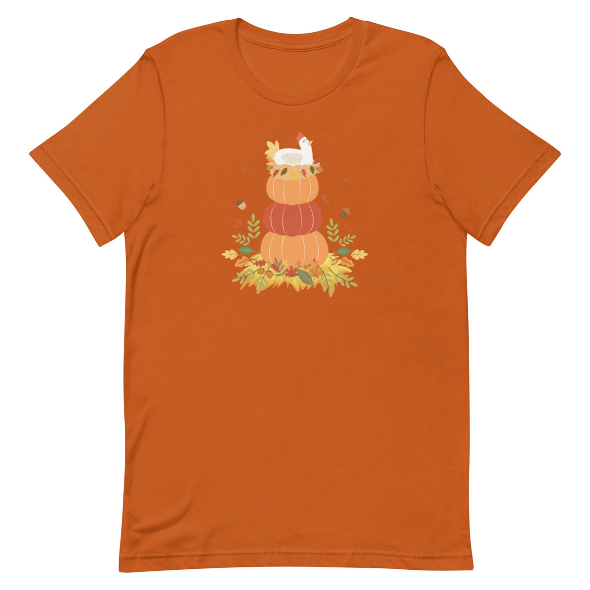 Autumn Laying Hen Unisex T-Shirt - Cluck It All Farms