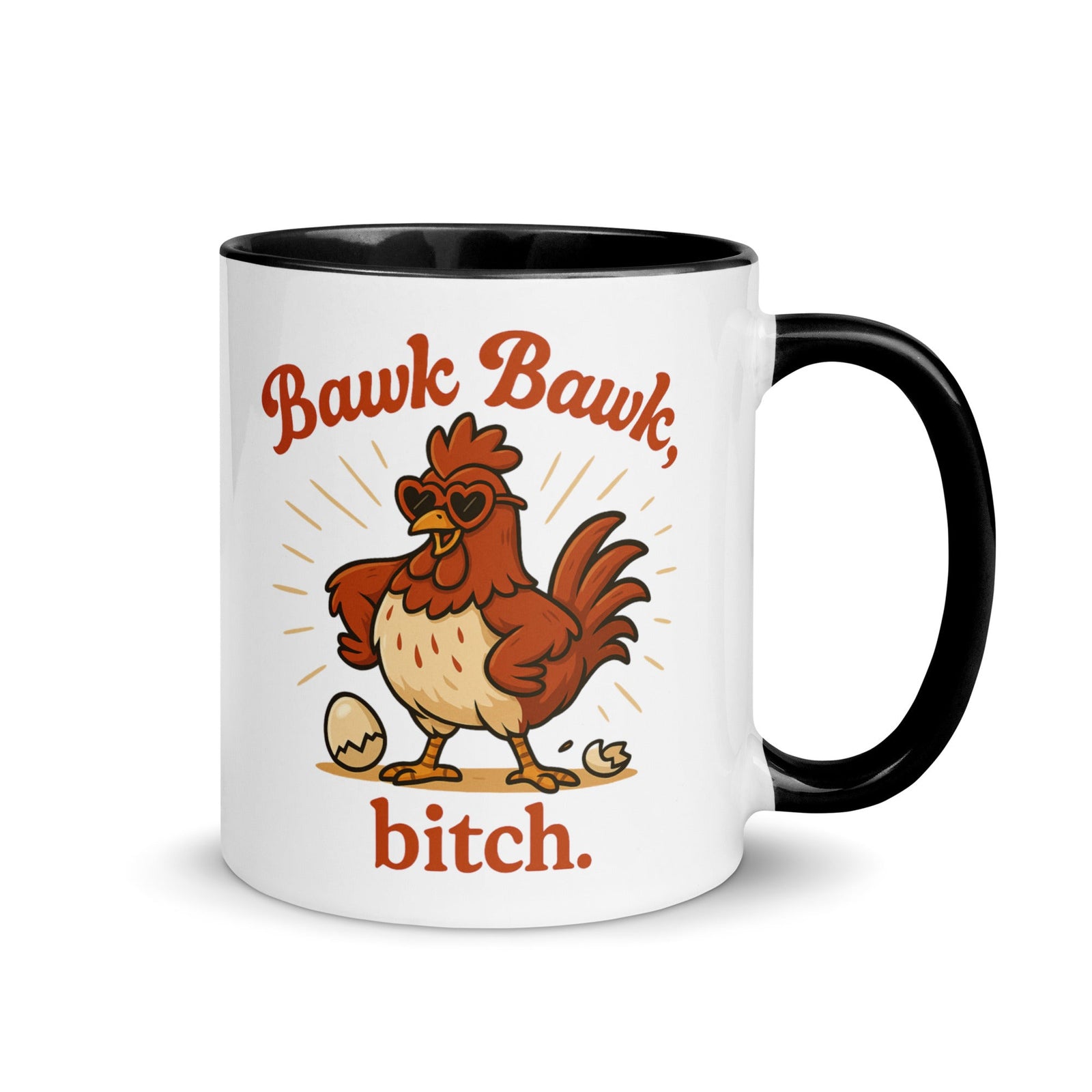 Bawk Bawk, Bitch Colored Mug - Cluck It All Farms