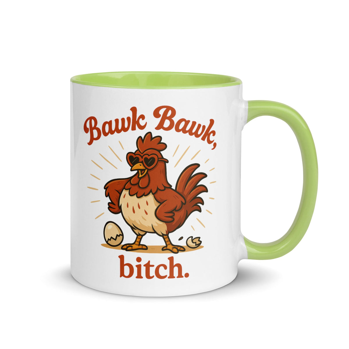 Bawk Bawk, Bitch Colored Mug - Cluck It All Farms