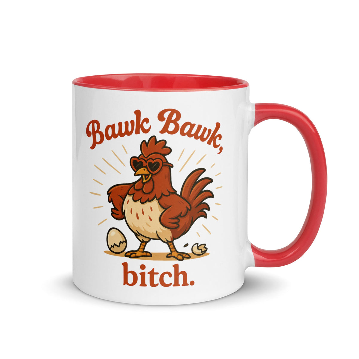 Bawk Bawk, Bitch Colored Mug - Cluck It All Farms