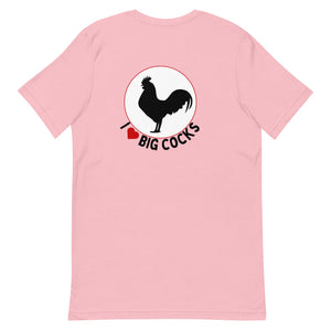Big Cocks BACK PRINT Unisex T-Shirt - Cluck It All Farms