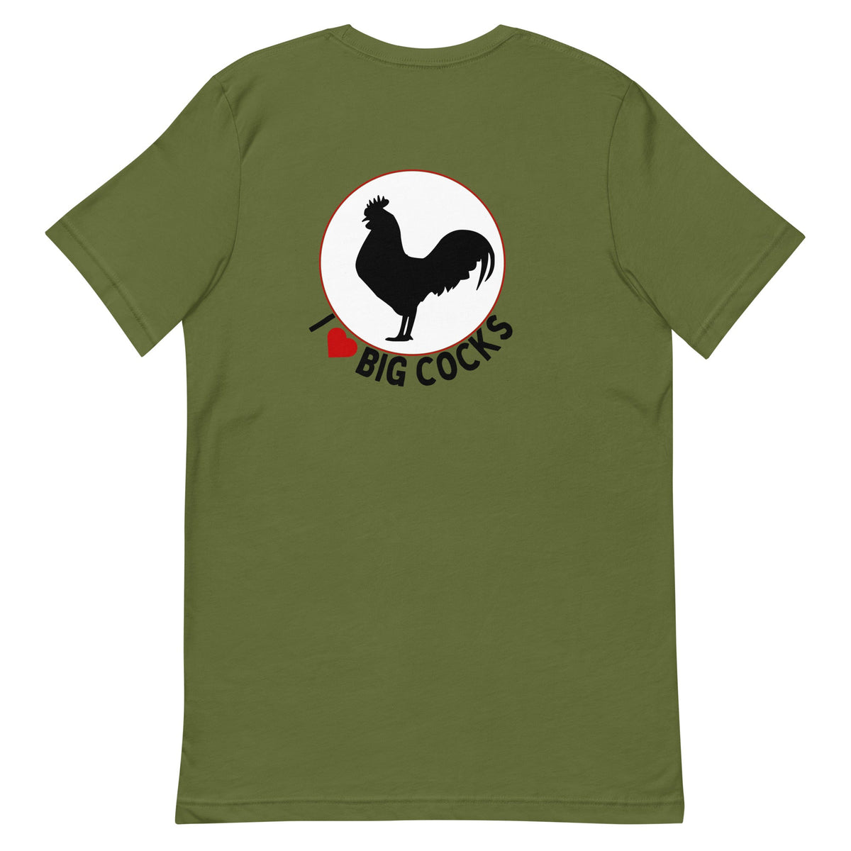 Big Cocks BACK PRINT Unisex T-Shirt - Cluck It All Farms