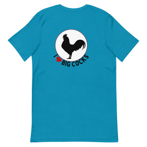 Big Cocks BACK PRINT Unisex T-Shirt - Cluck It All Farms