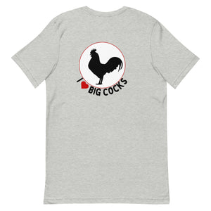 Big Cocks BACK PRINT Unisex T-Shirt - Cluck It All Farms