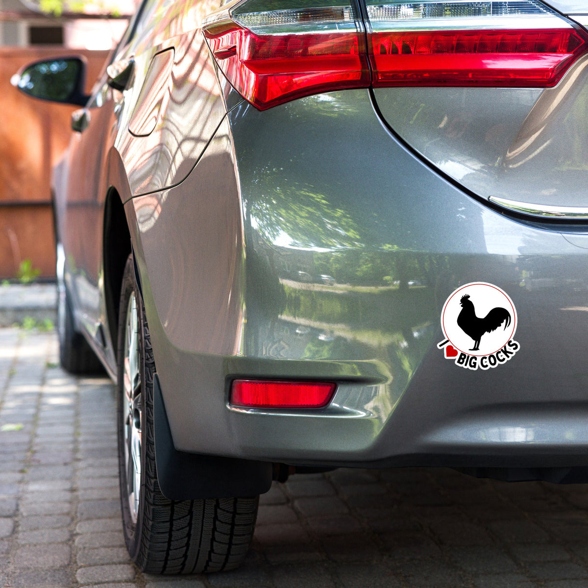 Big Cocks Chicken Sticker - Cluck It All Farms