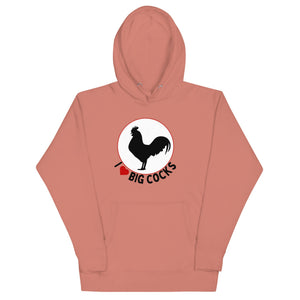 Big Cocks Chicken Unisex Hoodie - Cluck It All Farms