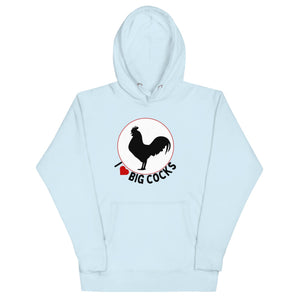 Big Cocks Chicken Unisex Hoodie - Cluck It All Farms