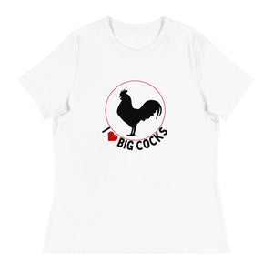 Big Cocks Chicken Women's Relaxed T-Shirt - Cluck It All Farms