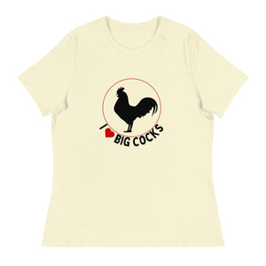 Big Cocks Chicken Women's Relaxed T-Shirt - Cluck It All Farms