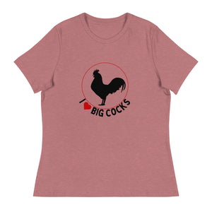 Big Cocks Chicken Women's Relaxed T-Shirt - Cluck It All Farms