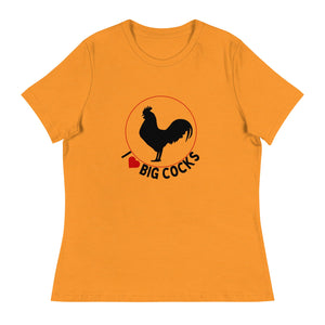 Big Cocks Chicken Women's Relaxed T-Shirt - Cluck It All Farms