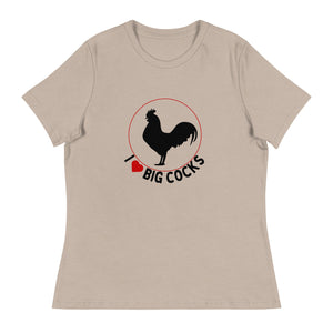 Big Cocks Chicken Women's Relaxed T-Shirt - Cluck It All Farms