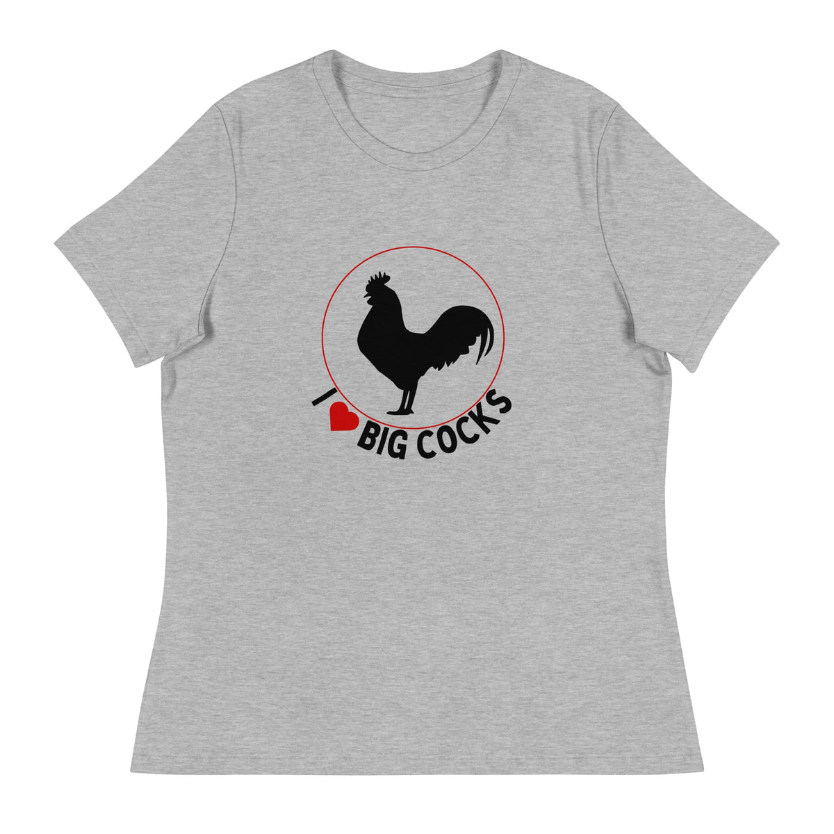 Big Cocks Chicken Women&#39;s Relaxed T-Shirt - Cluck It All Farms