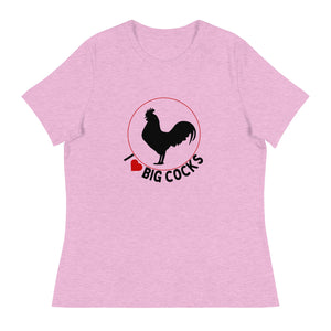 Big Cocks Chicken Women's Relaxed T-Shirt - Cluck It All Farms