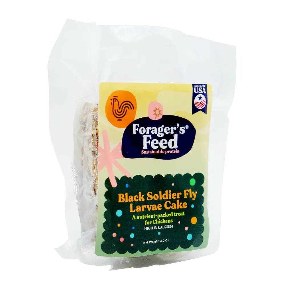 Black Soldier Fly Larvae Cake Chicken Treat Square - Cluck It All Farms