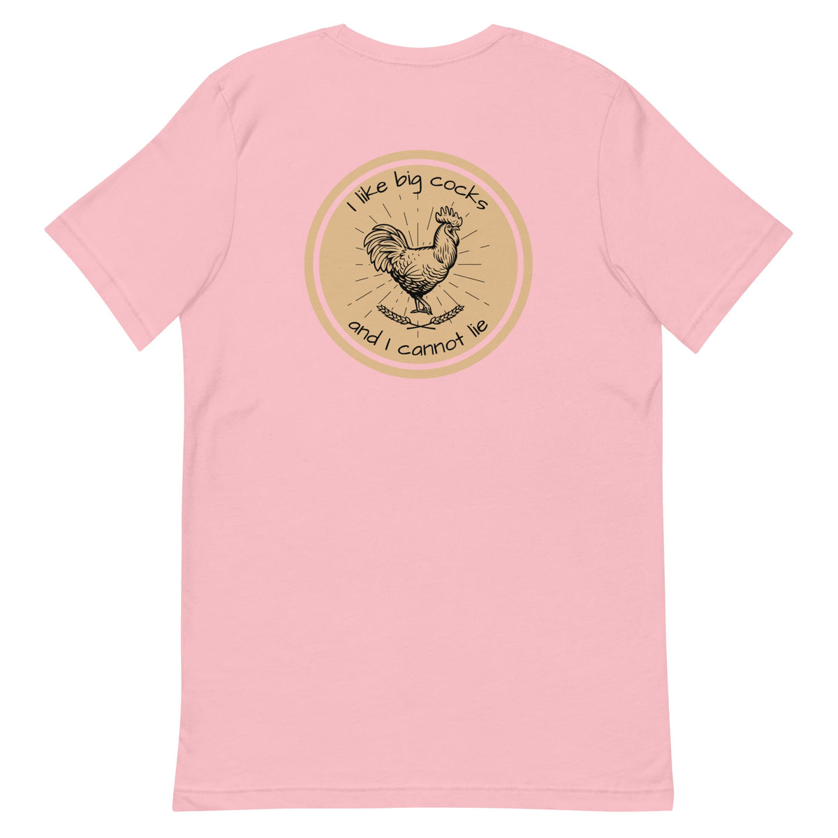 Chicken Big Cocks BACK PRINT Unisex T-Shirt - Cluck It All Farms