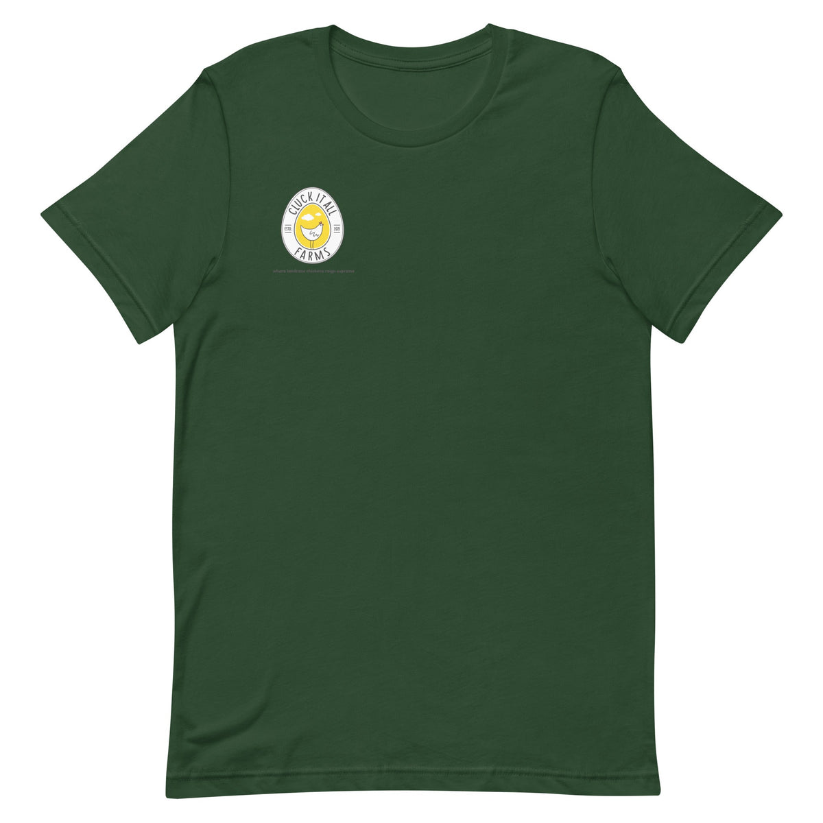 Chicken Big Cocks BACK PRINT Unisex T-Shirt - Cluck It All Farms
