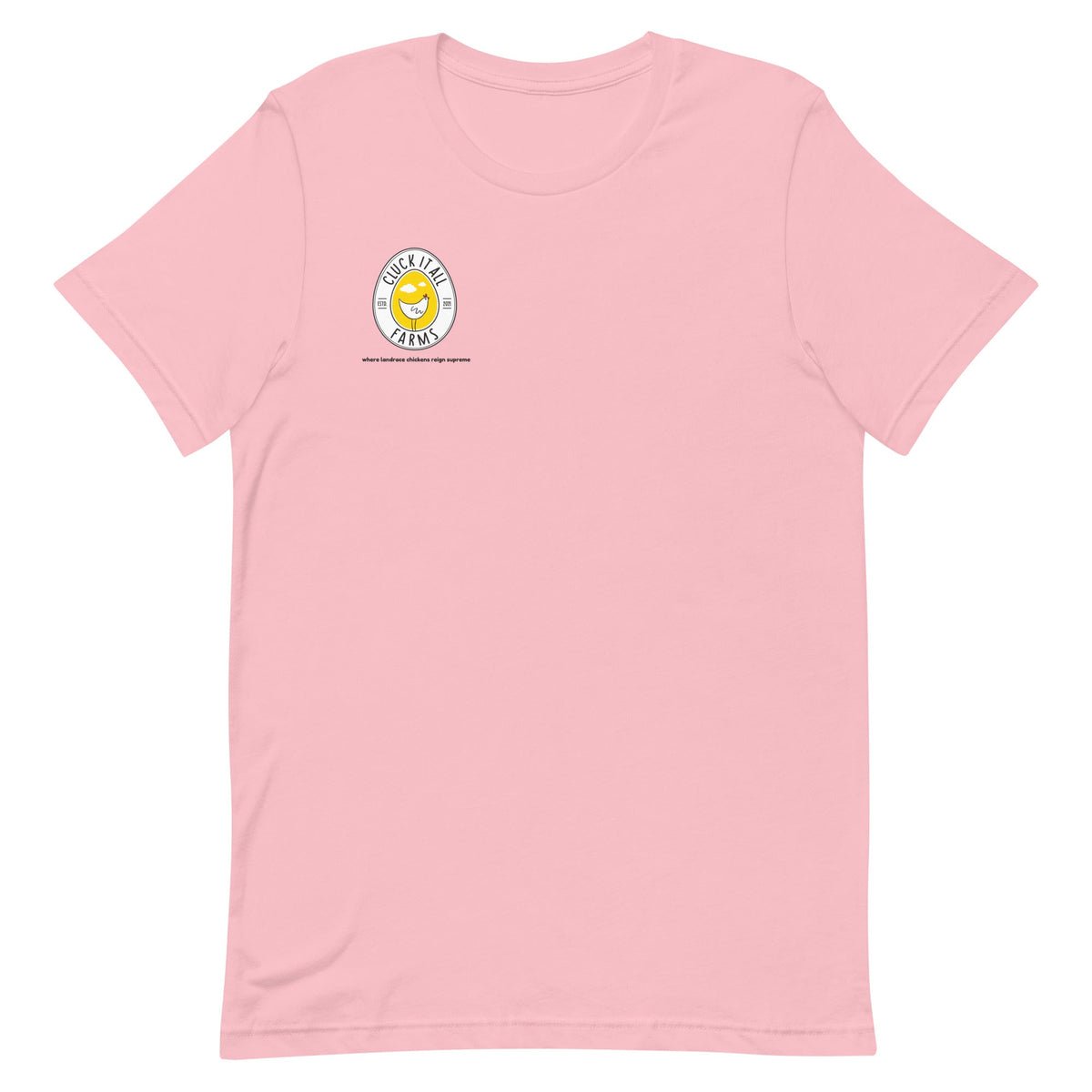Chicken Big Cocks BACK PRINT Unisex T-Shirt - Cluck It All Farms