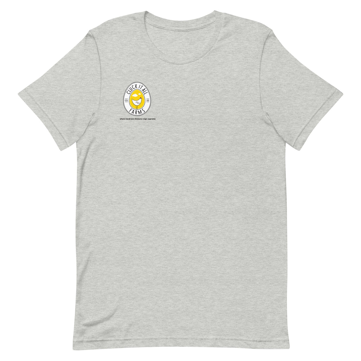 Chicken Big Cocks BACK PRINT Unisex T-Shirt - Cluck It All Farms