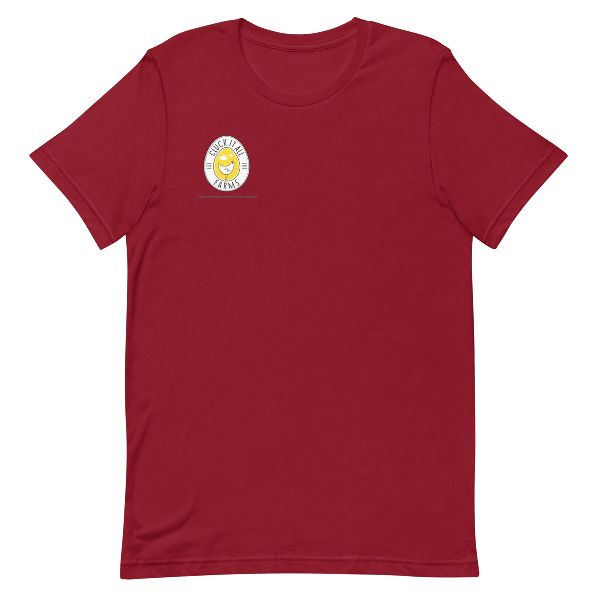 Chicken Big Cocks BACK PRINT Unisex T-Shirt - Cluck It All Farms