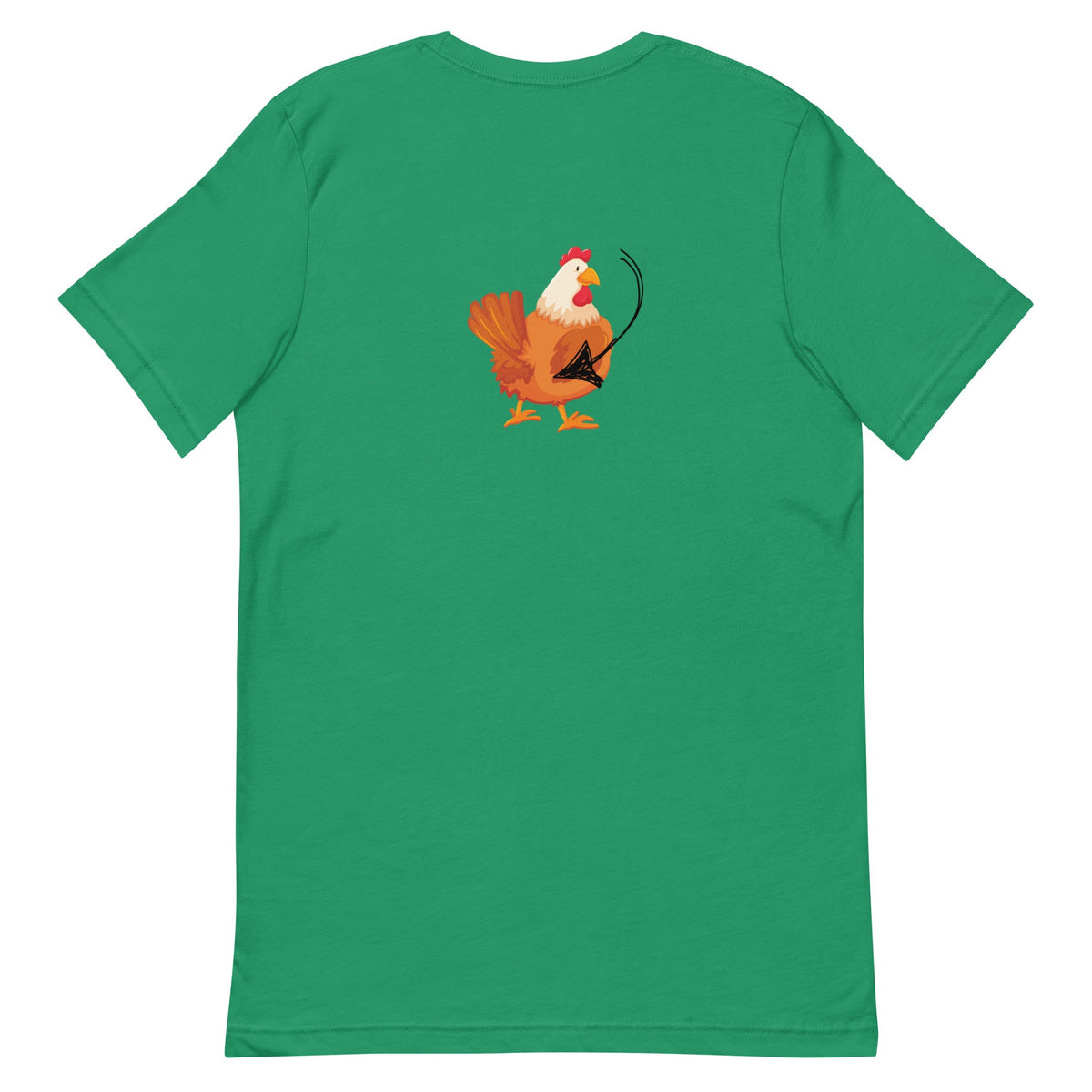 Chicken Butt BACK PRINT Unisex T-Shirt - Cluck It All Farms
