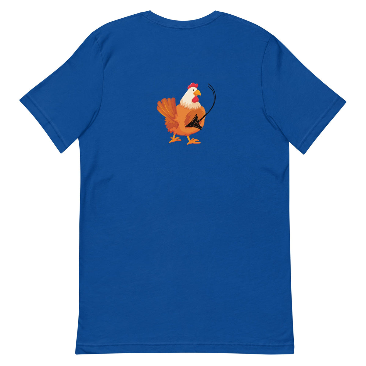 Chicken Butt BACK PRINT Unisex T-Shirt - Cluck It All Farms