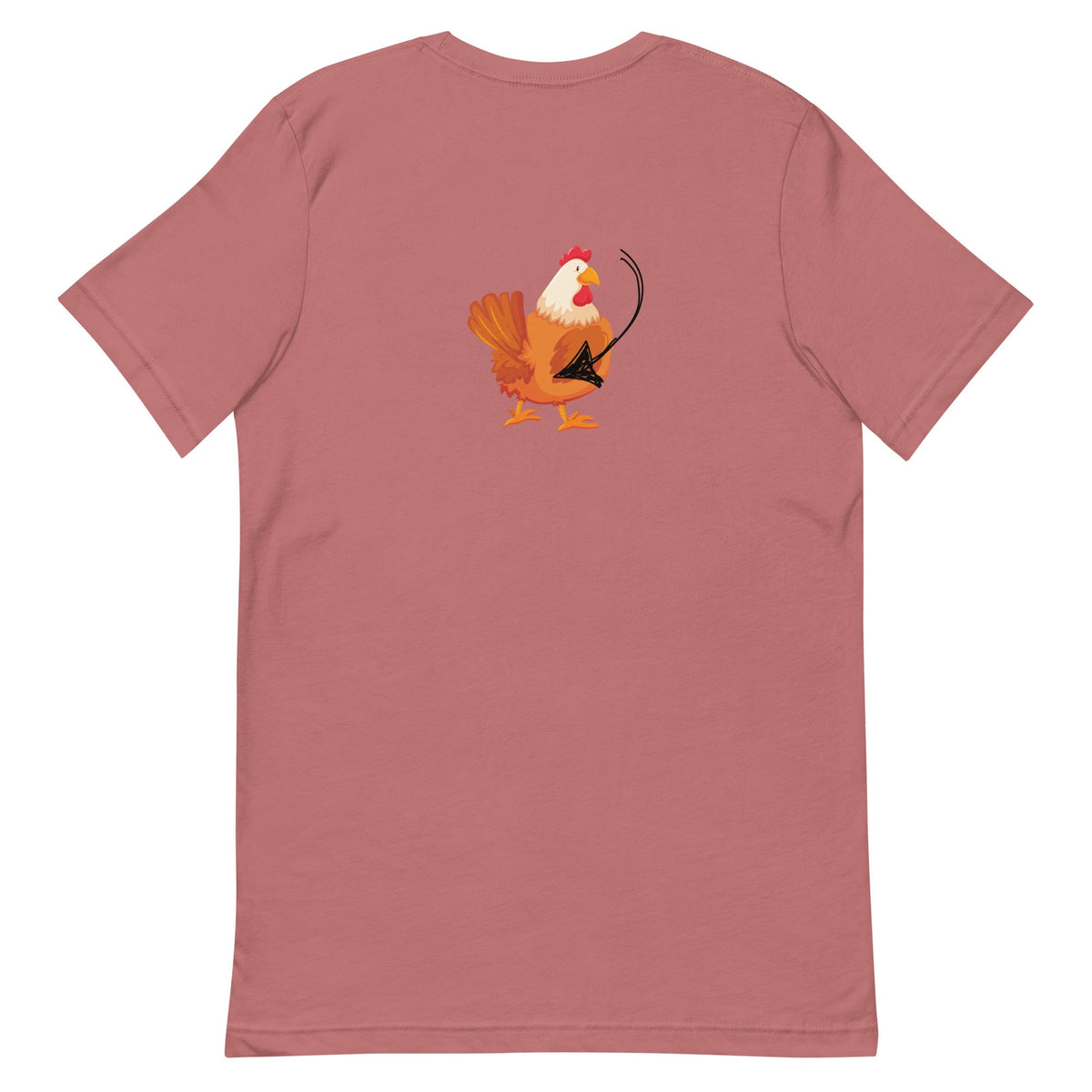 Chicken Butt BACK PRINT Unisex T-Shirt - Cluck It All Farms