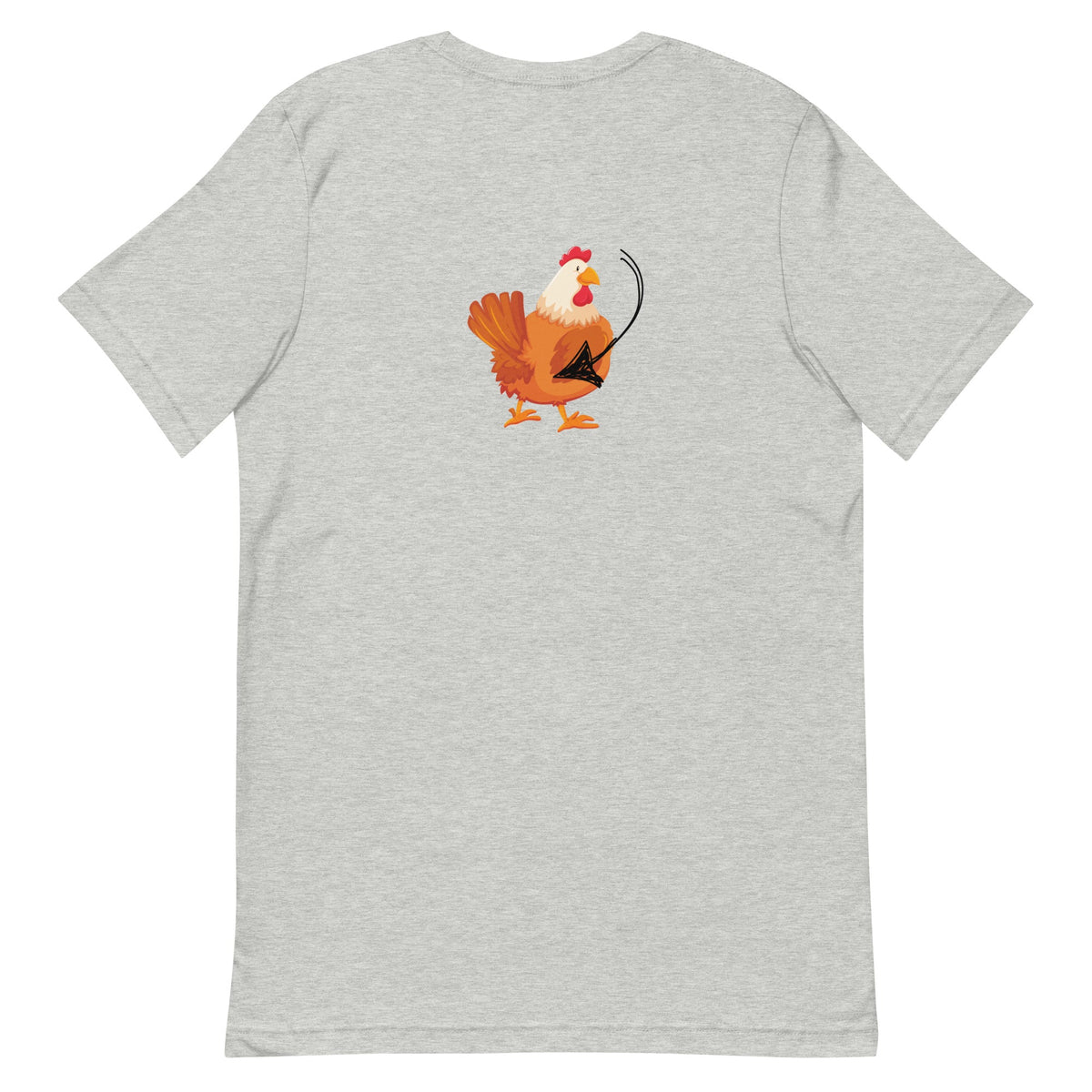 Chicken Butt BACK PRINT Unisex T-Shirt - Cluck It All Farms