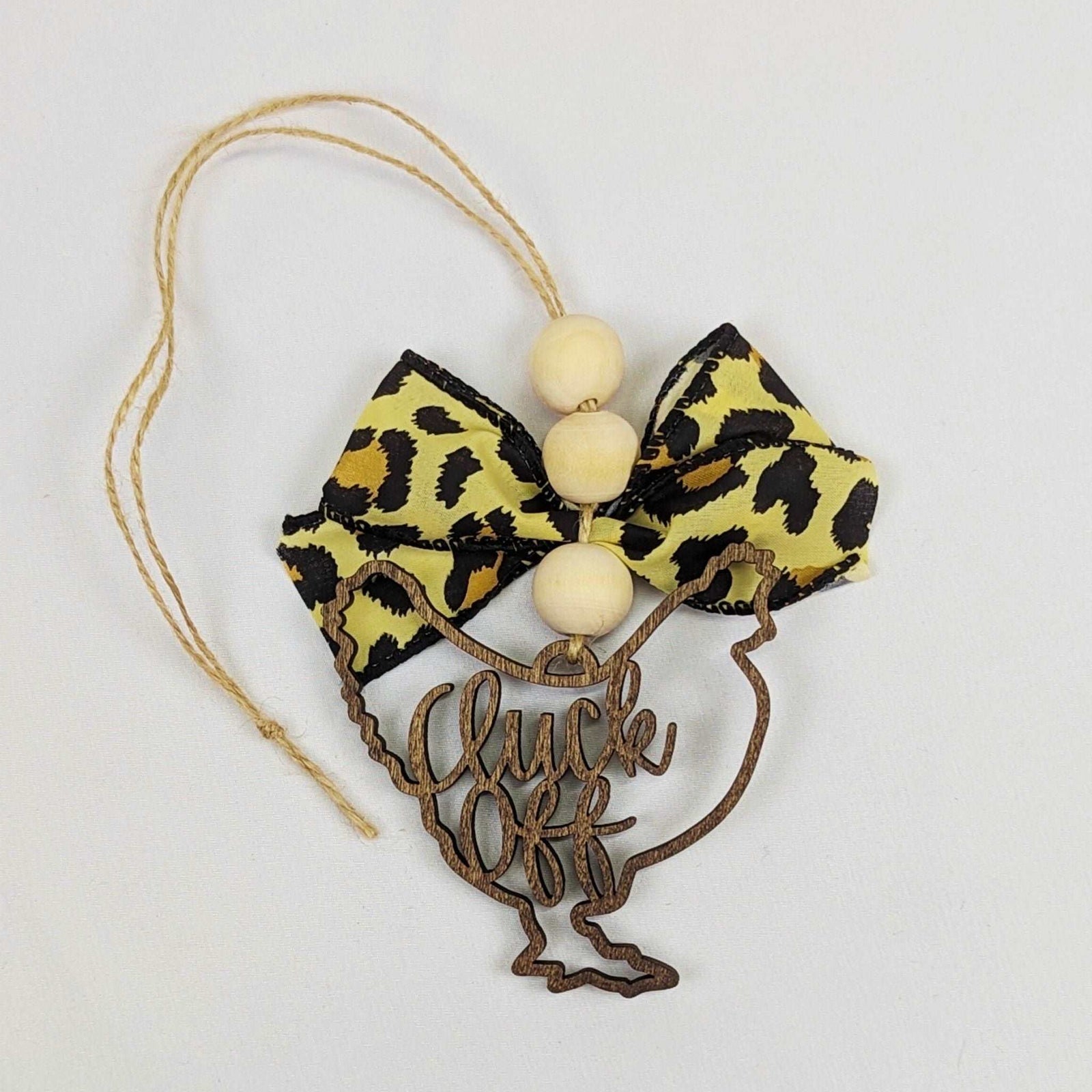 Chicken Cluck Off Car Charm Ornament - Cluck It All Farms