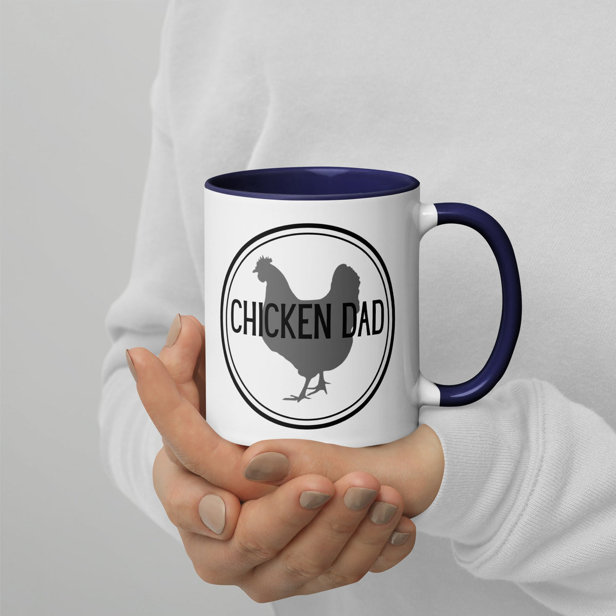 Chicken Dad Colored Mug - Cluck It All Farms