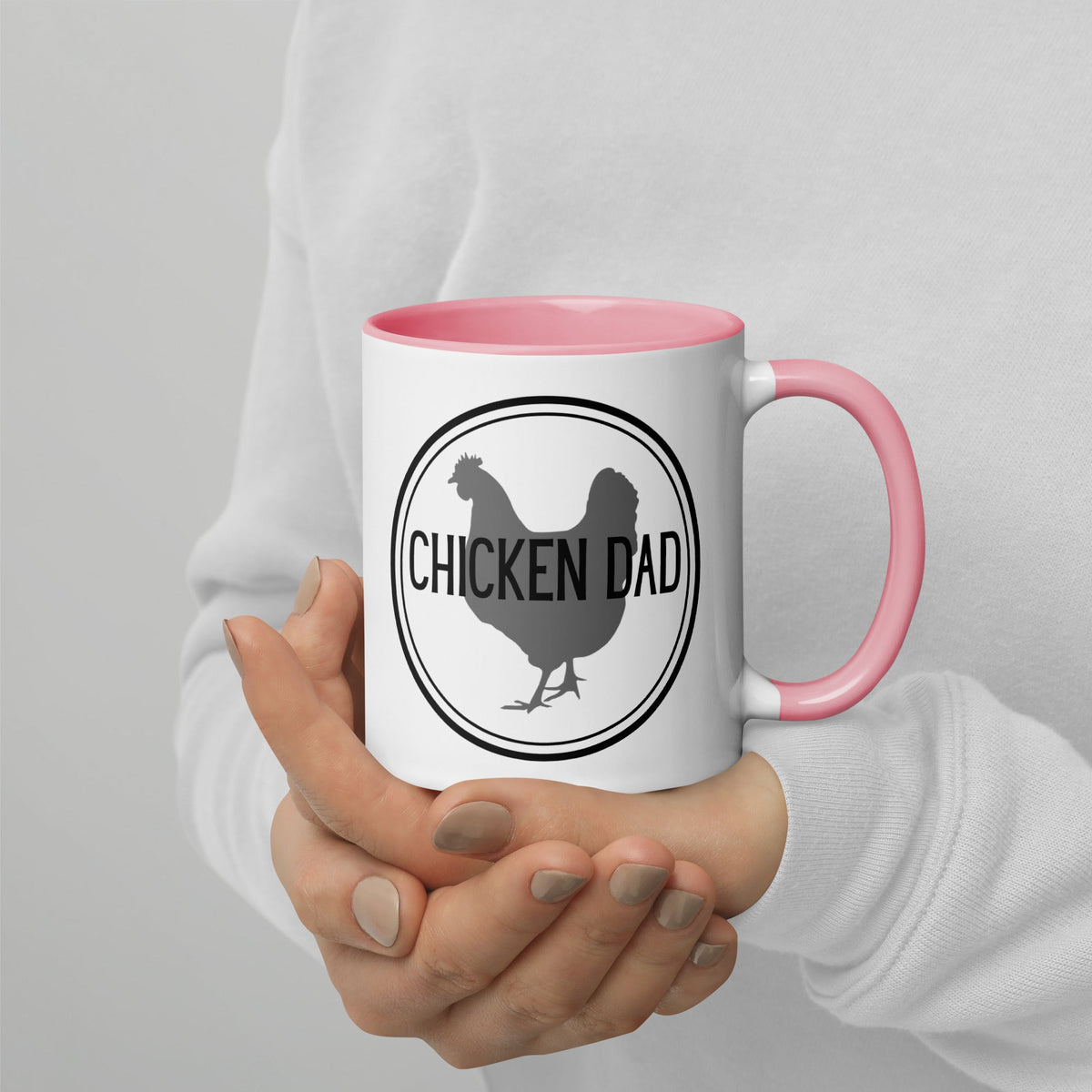 Chicken Dad Colored Mug - Cluck It All Farms
