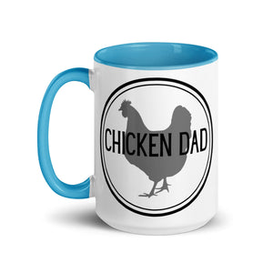 Chicken Dad Colored Mug - Cluck It All Farms