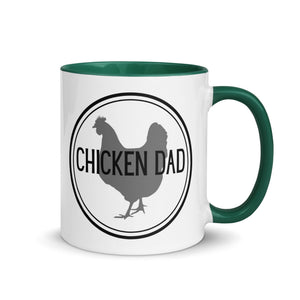 Chicken Dad Colored Mug - Cluck It All Farms