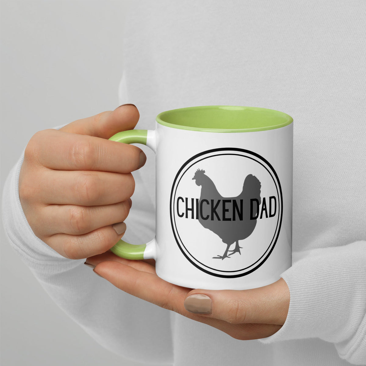 Chicken Dad Colored Mug - Cluck It All Farms