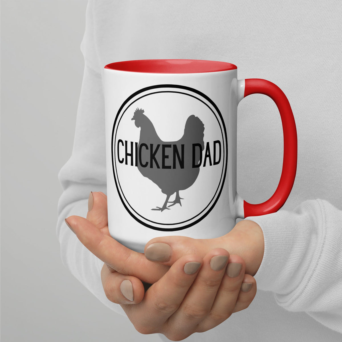 Chicken Dad Colored Mug - Cluck It All Farms