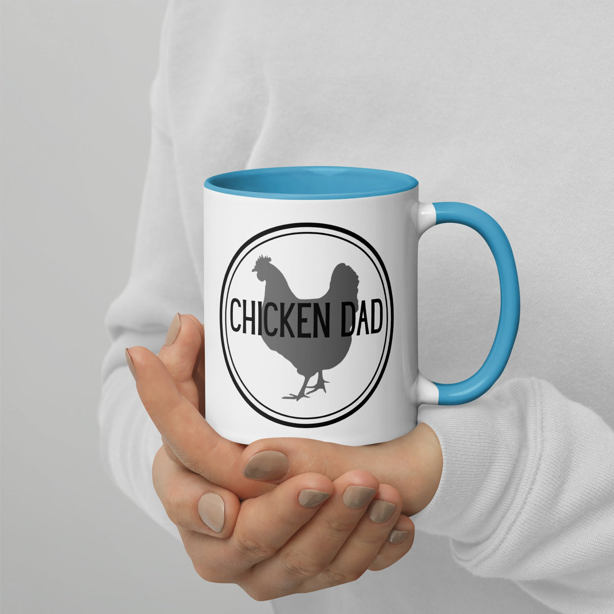 Chicken Dad Colored Mug - Cluck It All Farms