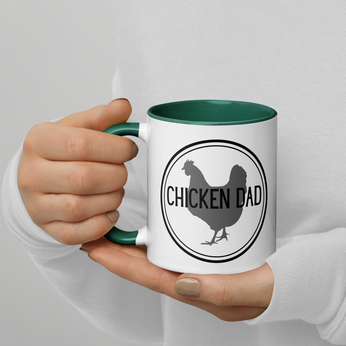 Chicken Dad Colored Mug - Cluck It All Farms
