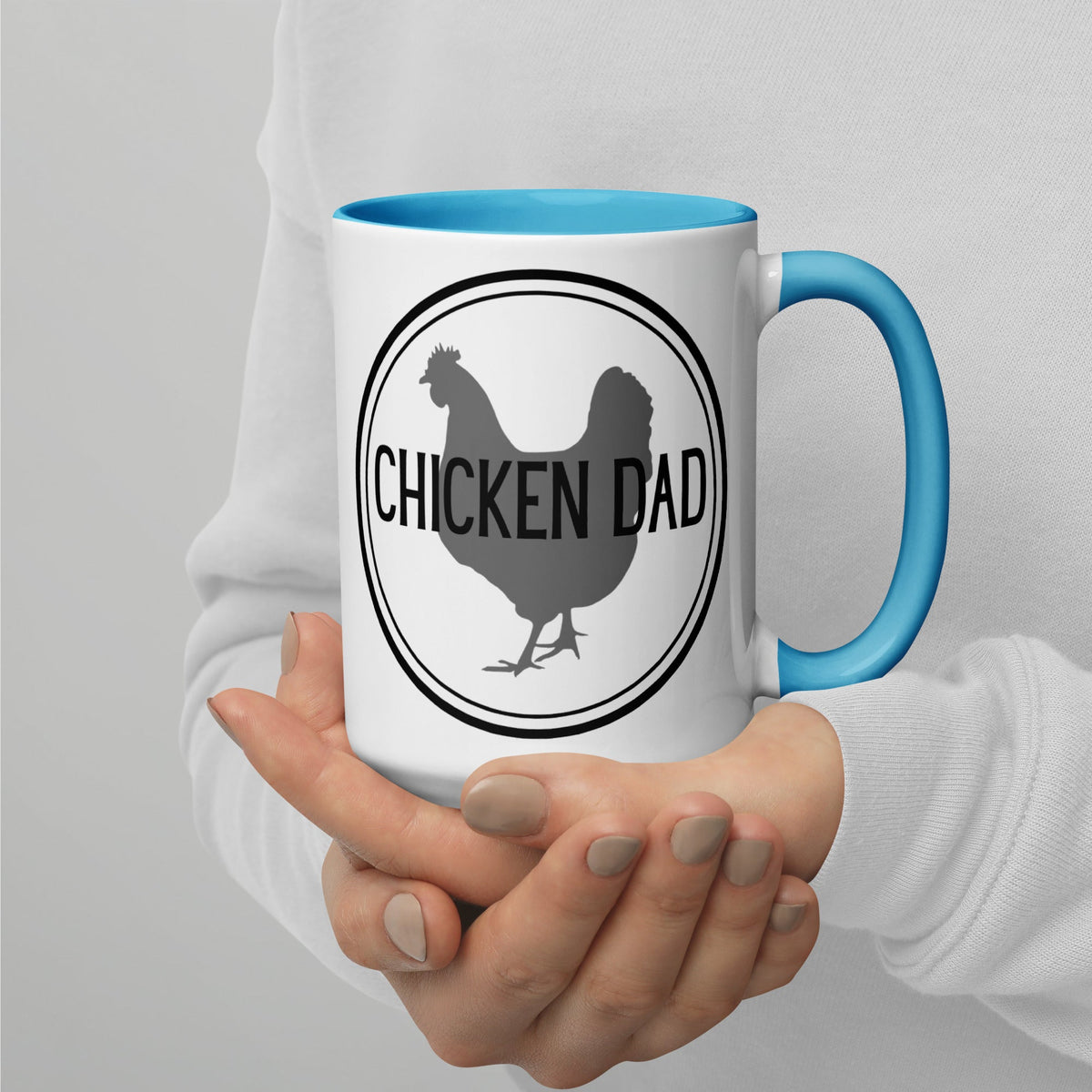Chicken Dad Colored Mug - Cluck It All Farms