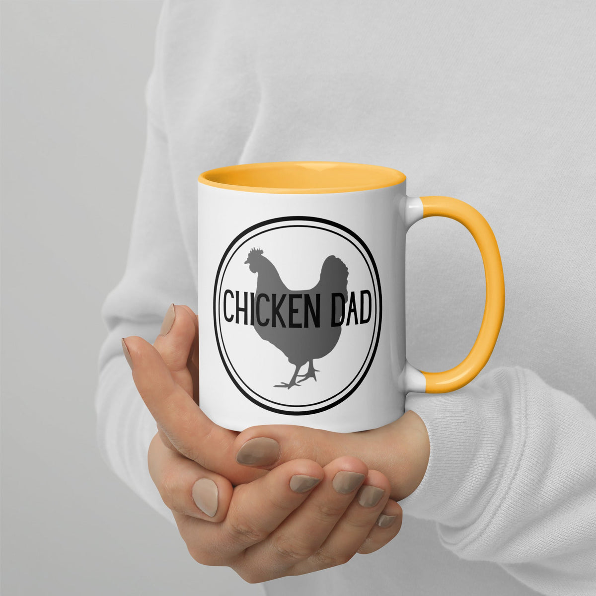 Chicken Dad Colored Mug - Cluck It All Farms