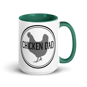 Chicken Dad Colored Mug - Cluck It All Farms