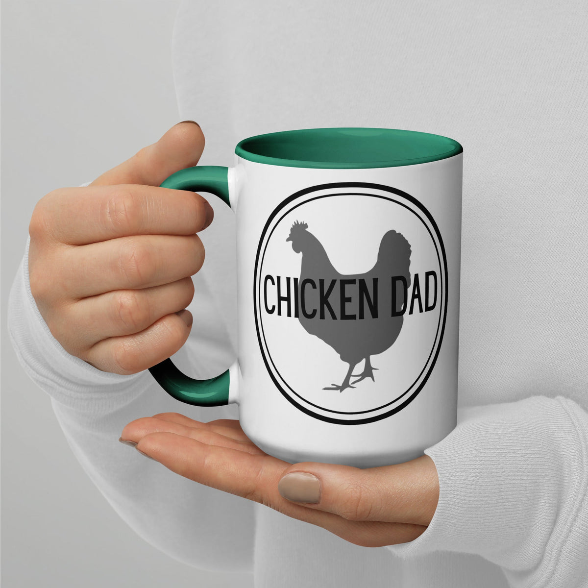 Chicken Dad Colored Mug - Cluck It All Farms