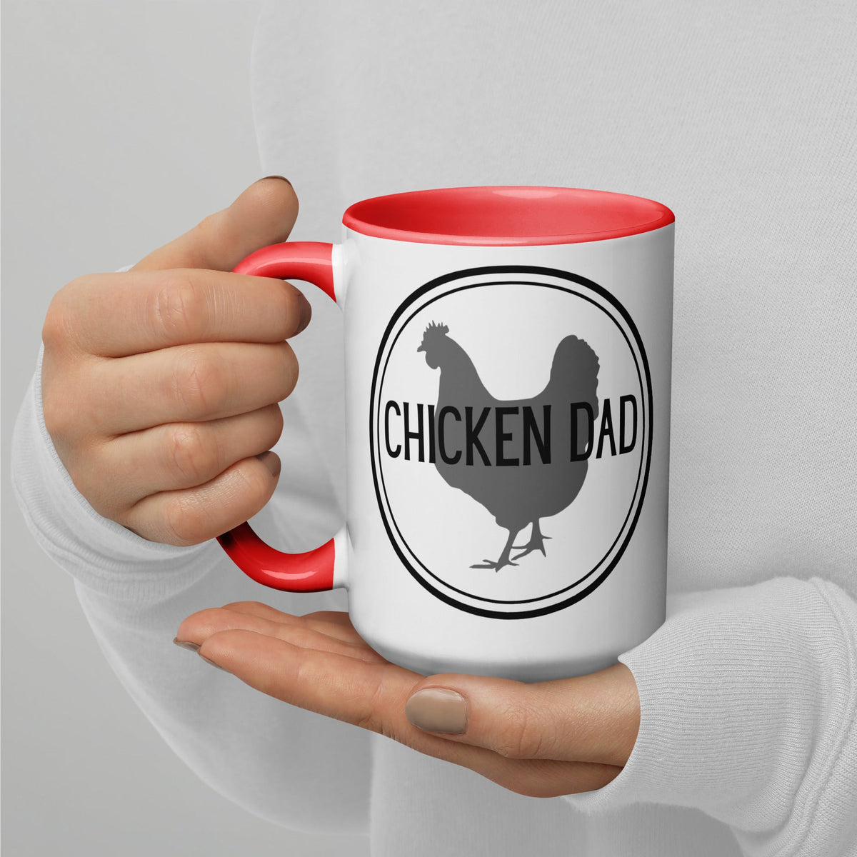 Chicken Dad Colored Mug - Cluck It All Farms